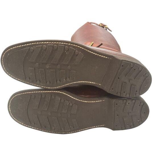 Gokey USA Vintage 'Botte Sauvage' Snake Proof 17" Boots Men Size 8.5 B-Excellent - Picture 12 of 16